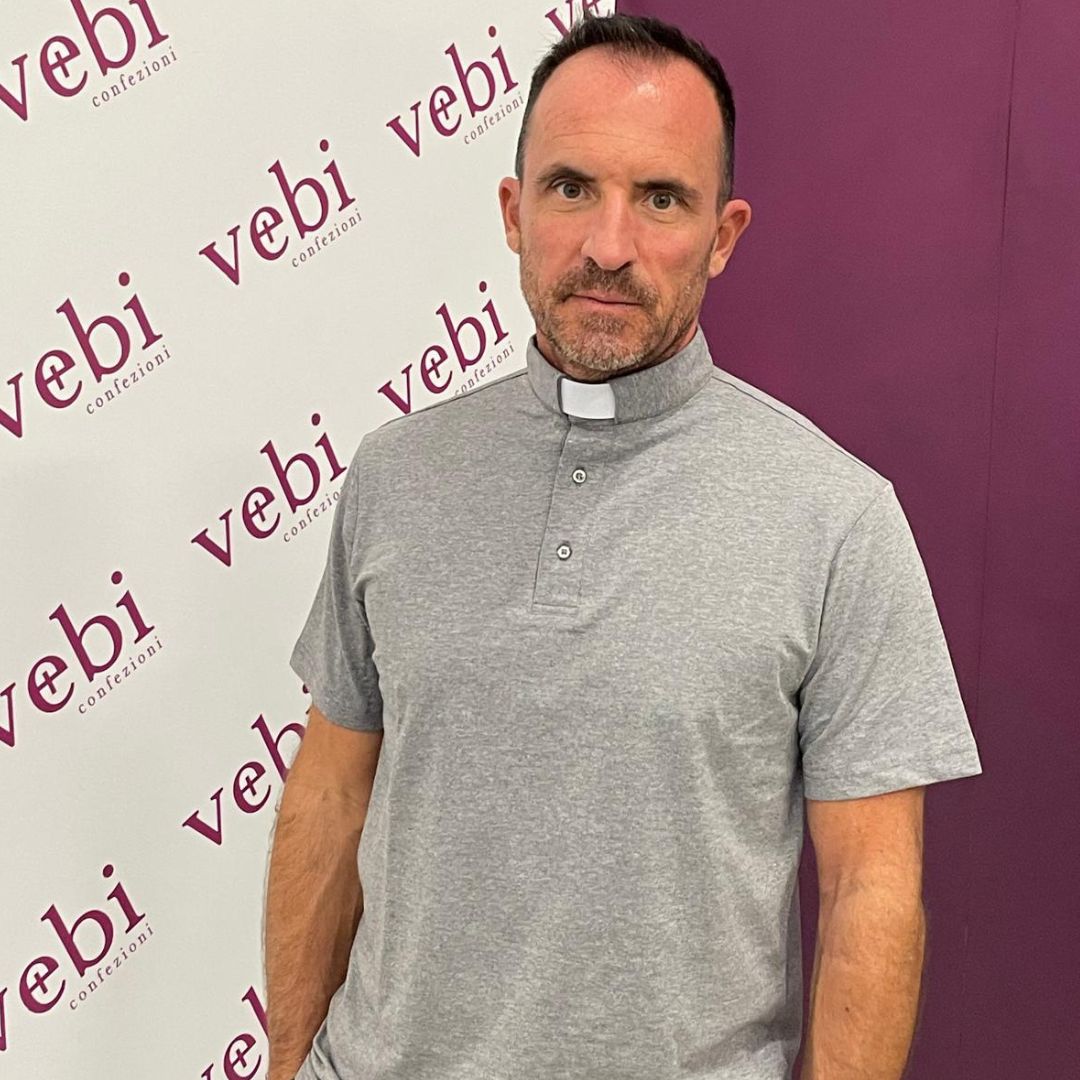 Polo da Prete Collo Clergy in Cotone Leggero e Morbido Vari Colori