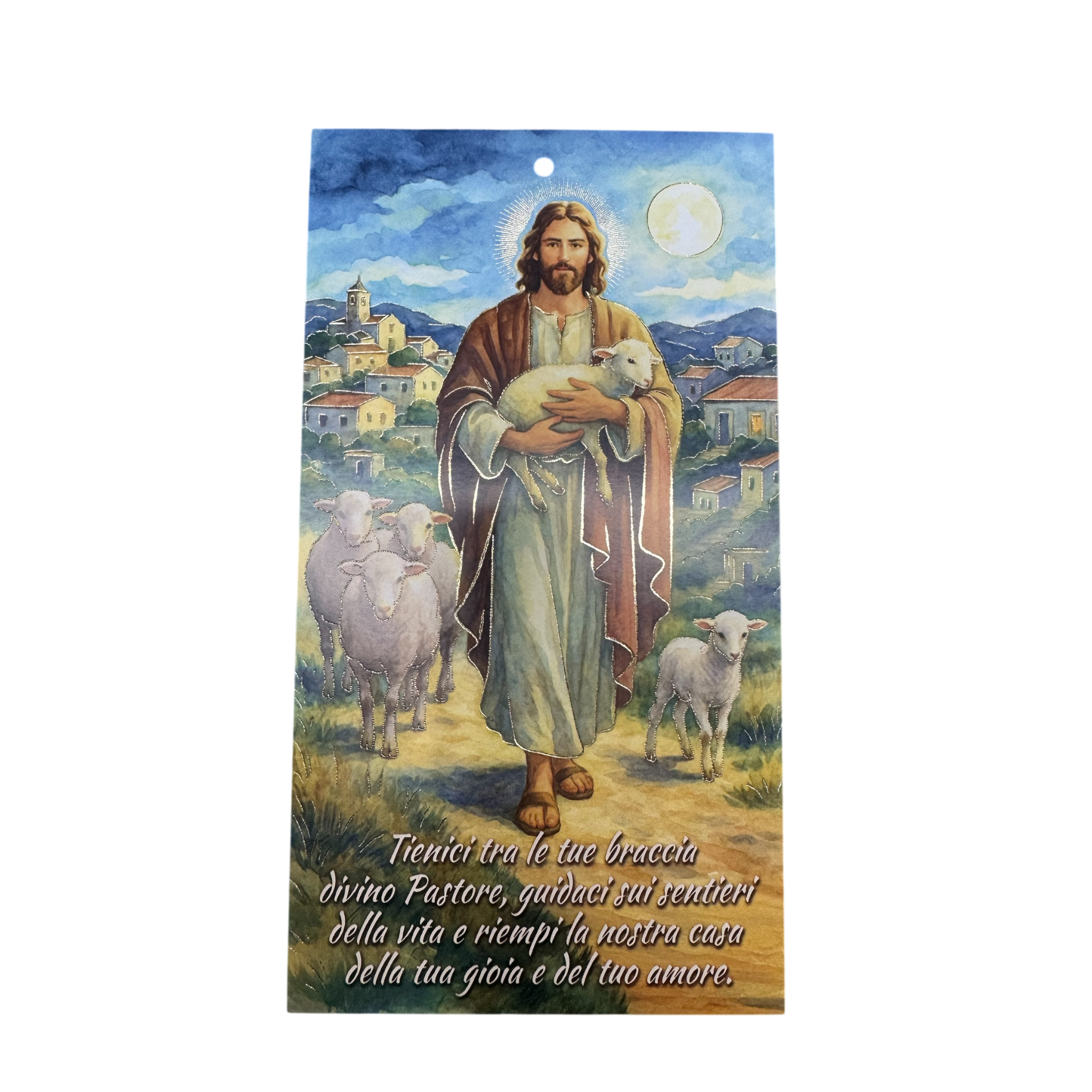 Cartoncino benedizione case Buon Pastore
