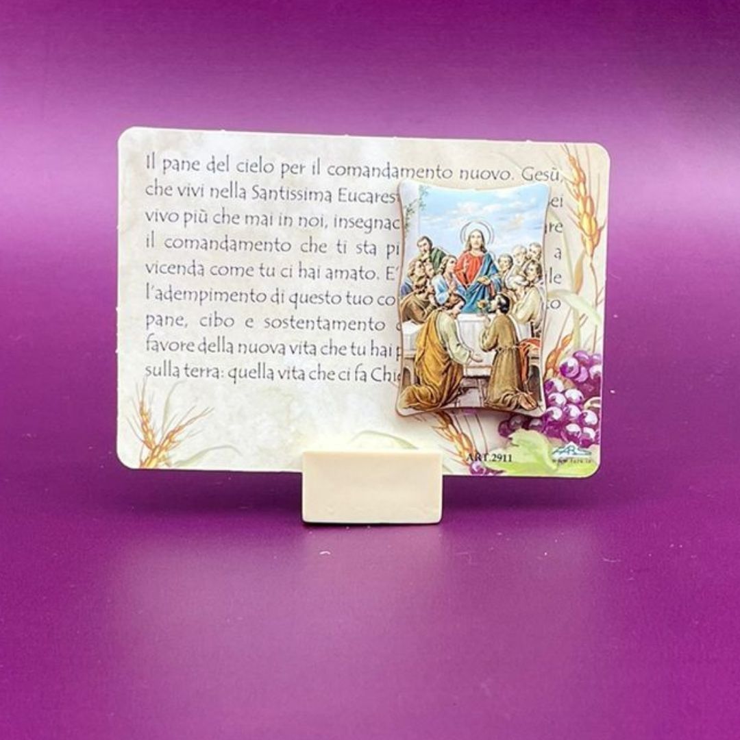 Mini Quadretto Smussato in Confezione con Cartoncino (10x 6,5 cm)