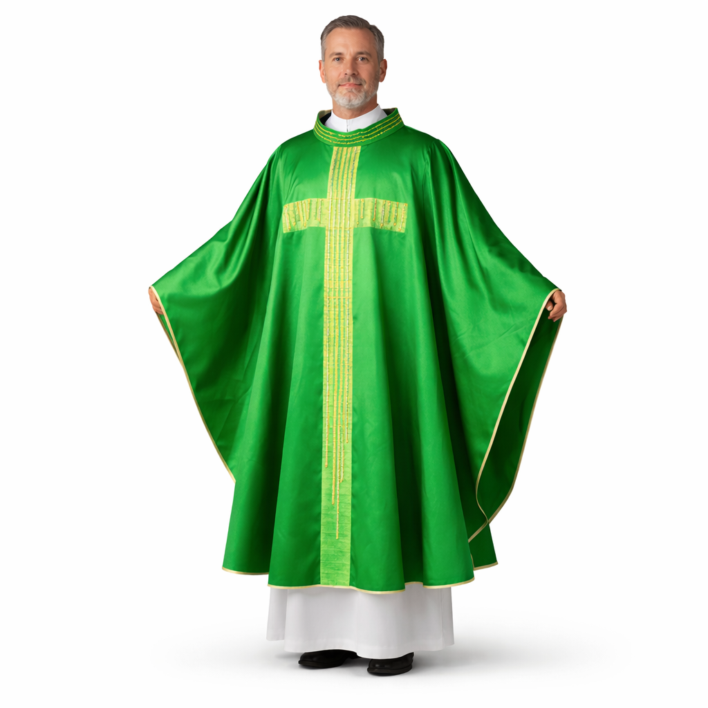Casula Collo Coreana Stolone TAU (Colori Liturgici Disponibili)