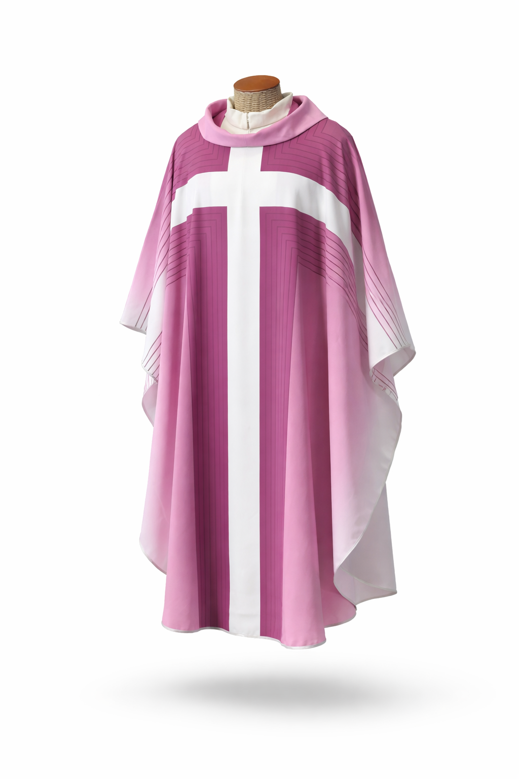 Casula Super Leggera con Stampa Croce a Raggi (Colori Liturgici Disponibili)