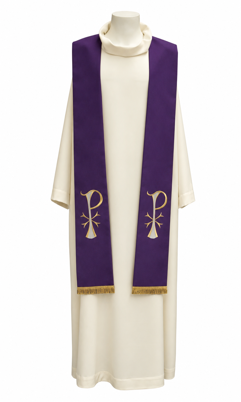 Stola per Sacerdote Simbolo Pax (Colori Liturgici Disponibili)