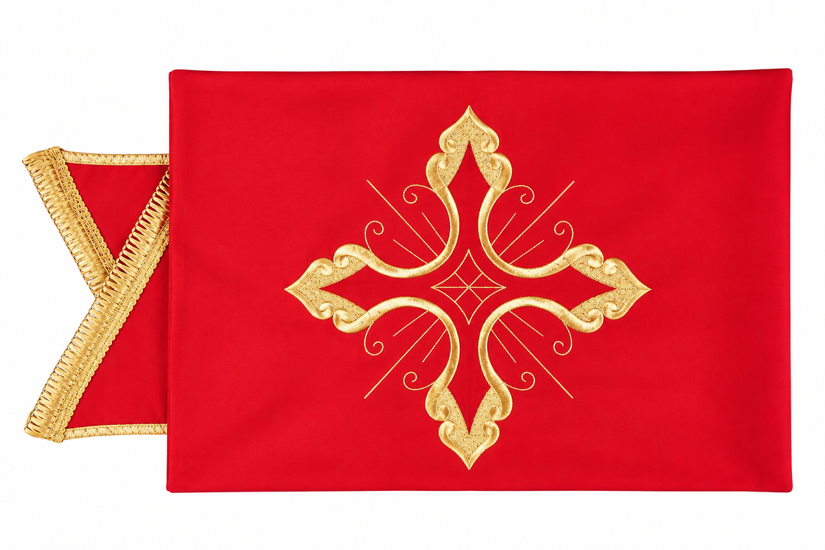 Stendardo Rosso con Croce Oro