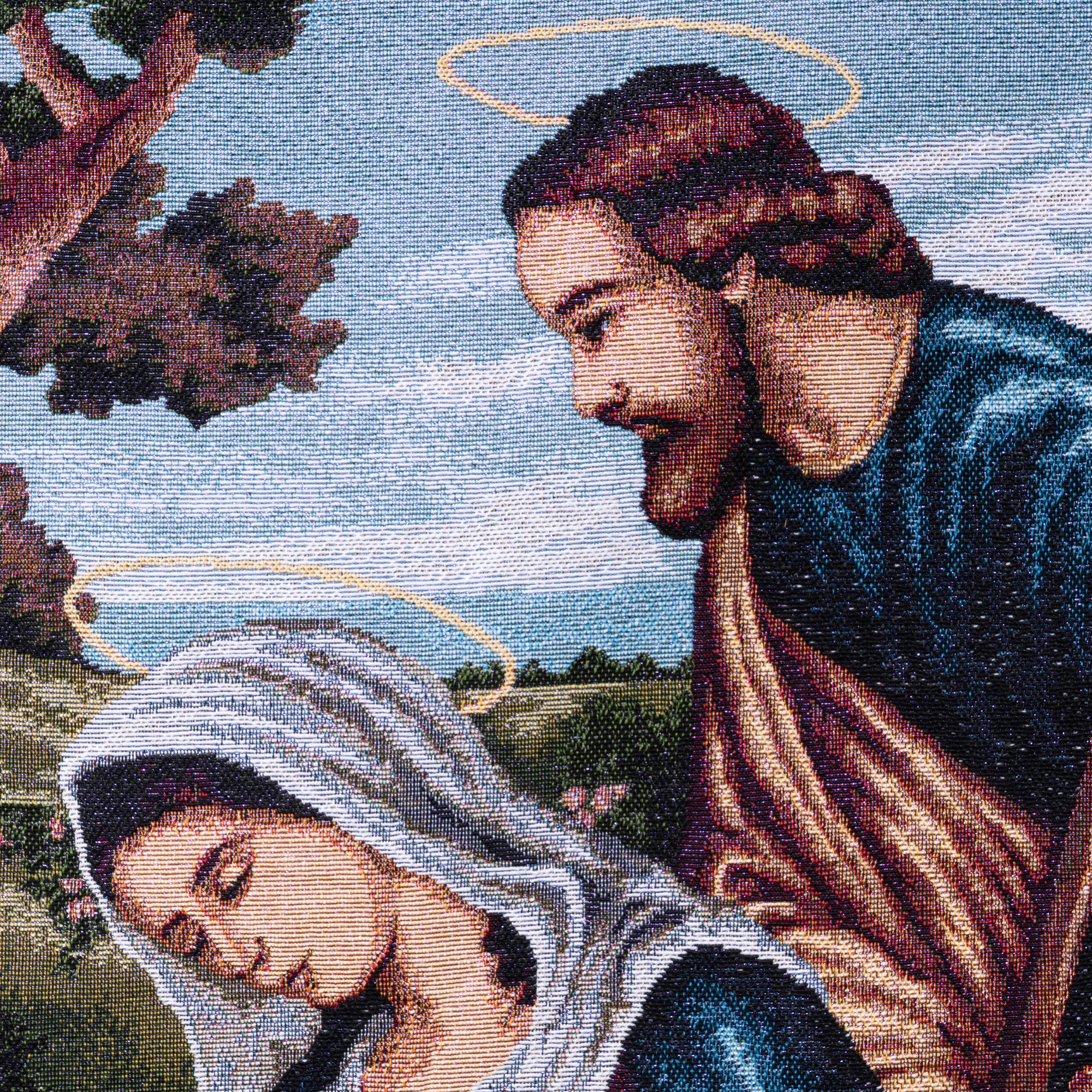Coprileggio Liturgico Avvento-Natività Double -Face in Misto Cotone