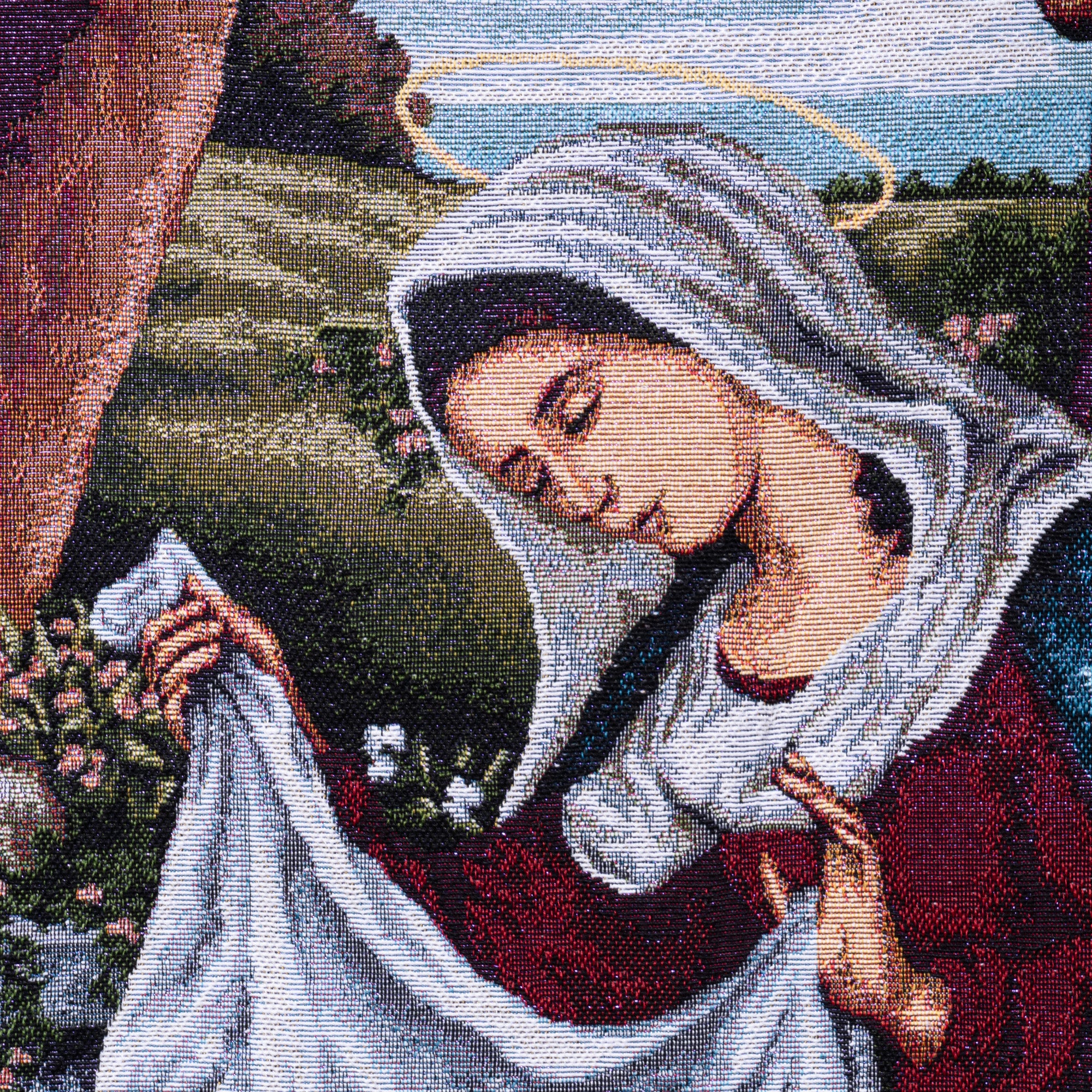 Coprileggio Liturgico Avvento-Natività Double -Face in Misto Cotone