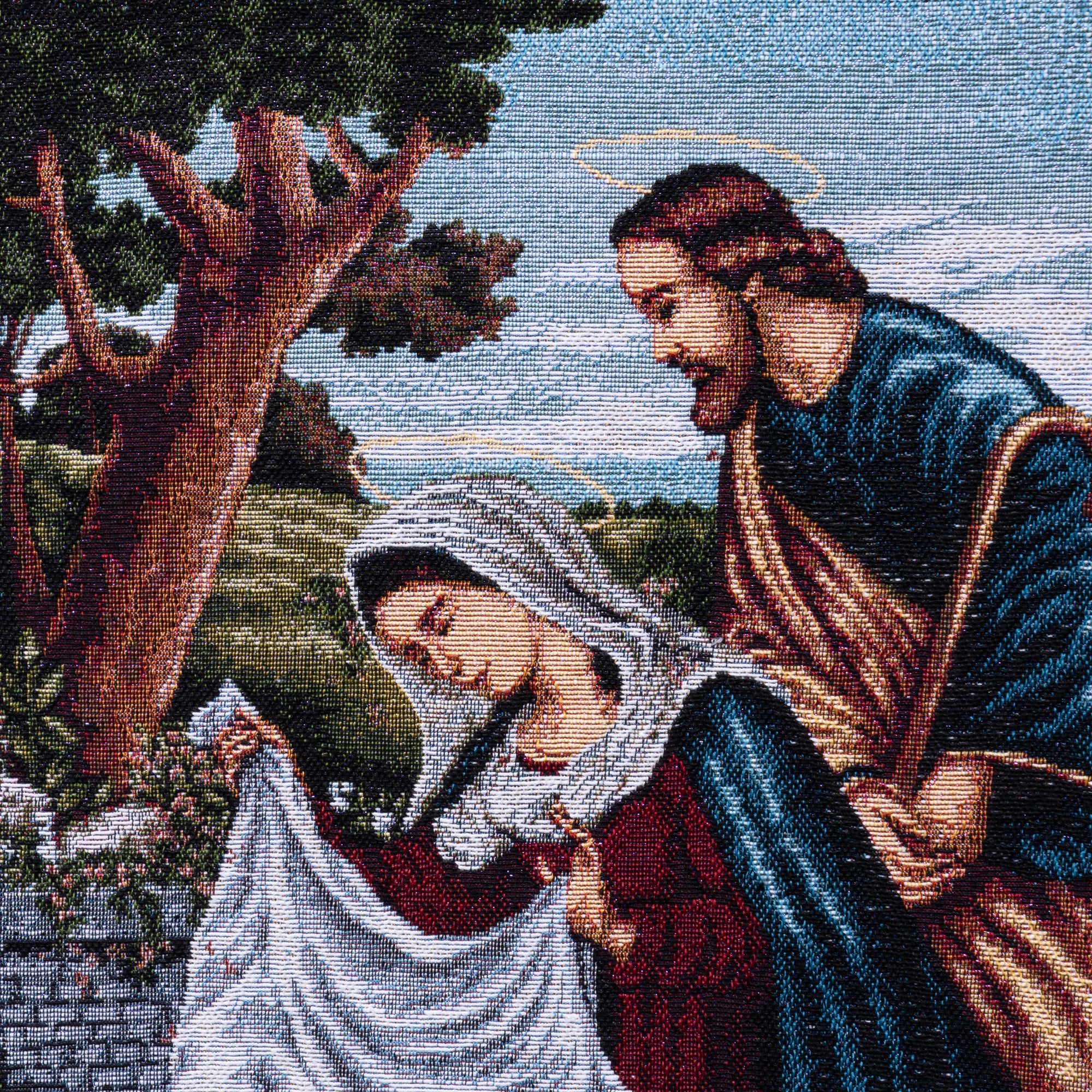Coprileggio Liturgico Avvento-Natività Double -Face in Misto Cotone