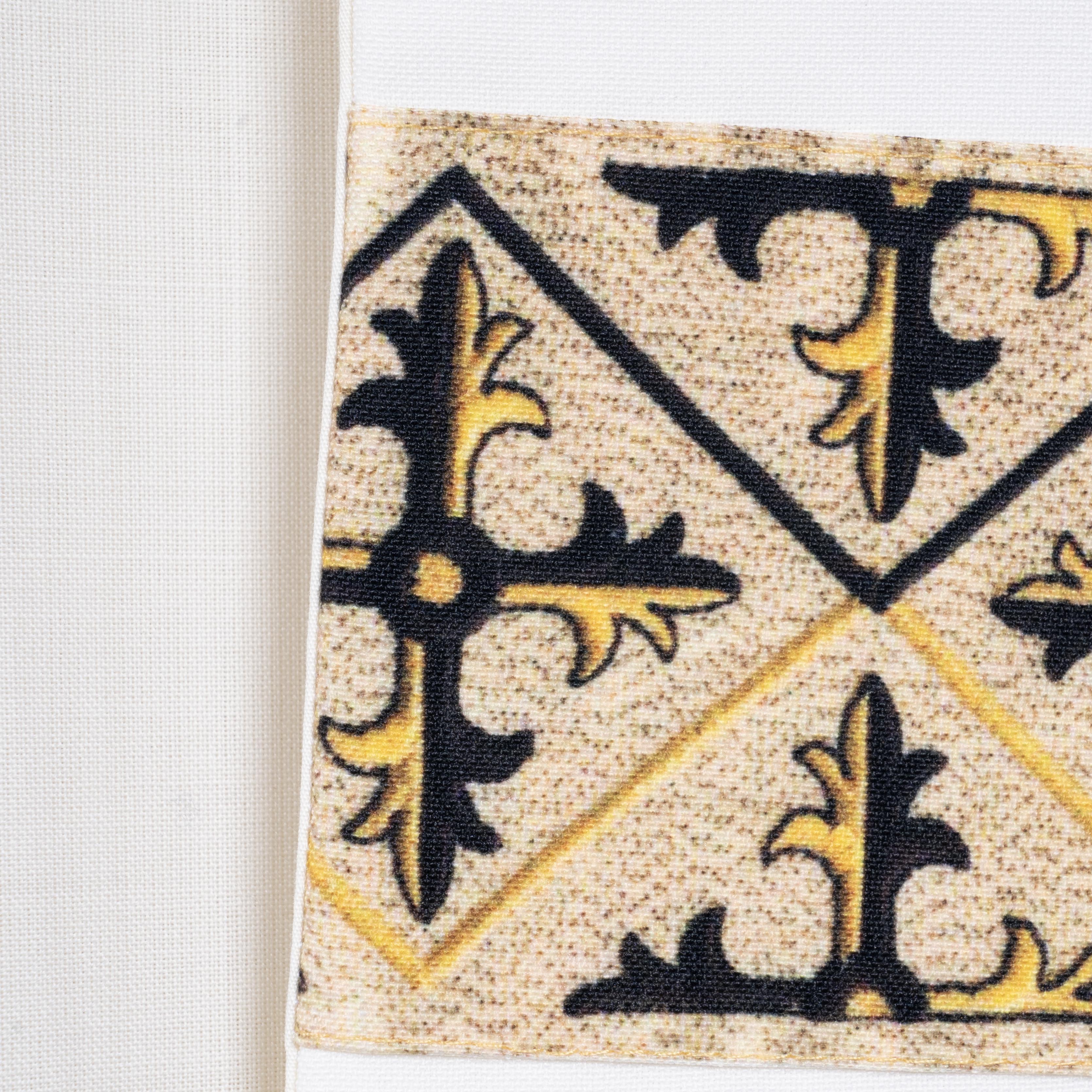 Stola Semplice con Bordo Croci (Colori Liturgici Disponibili)