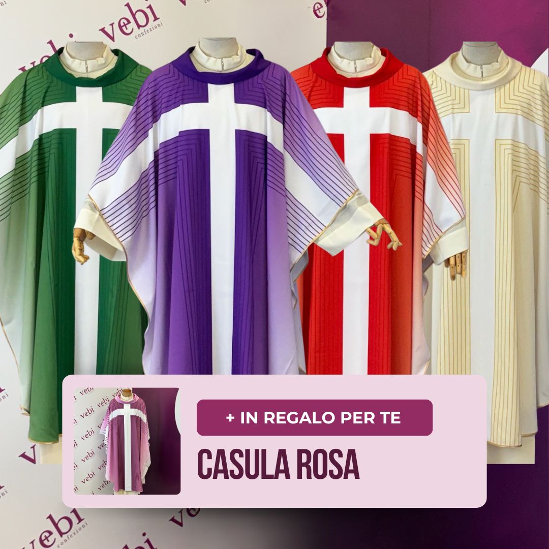 Set 4 Casule Super Leggere + 1 Casula Rosa in Omaggio