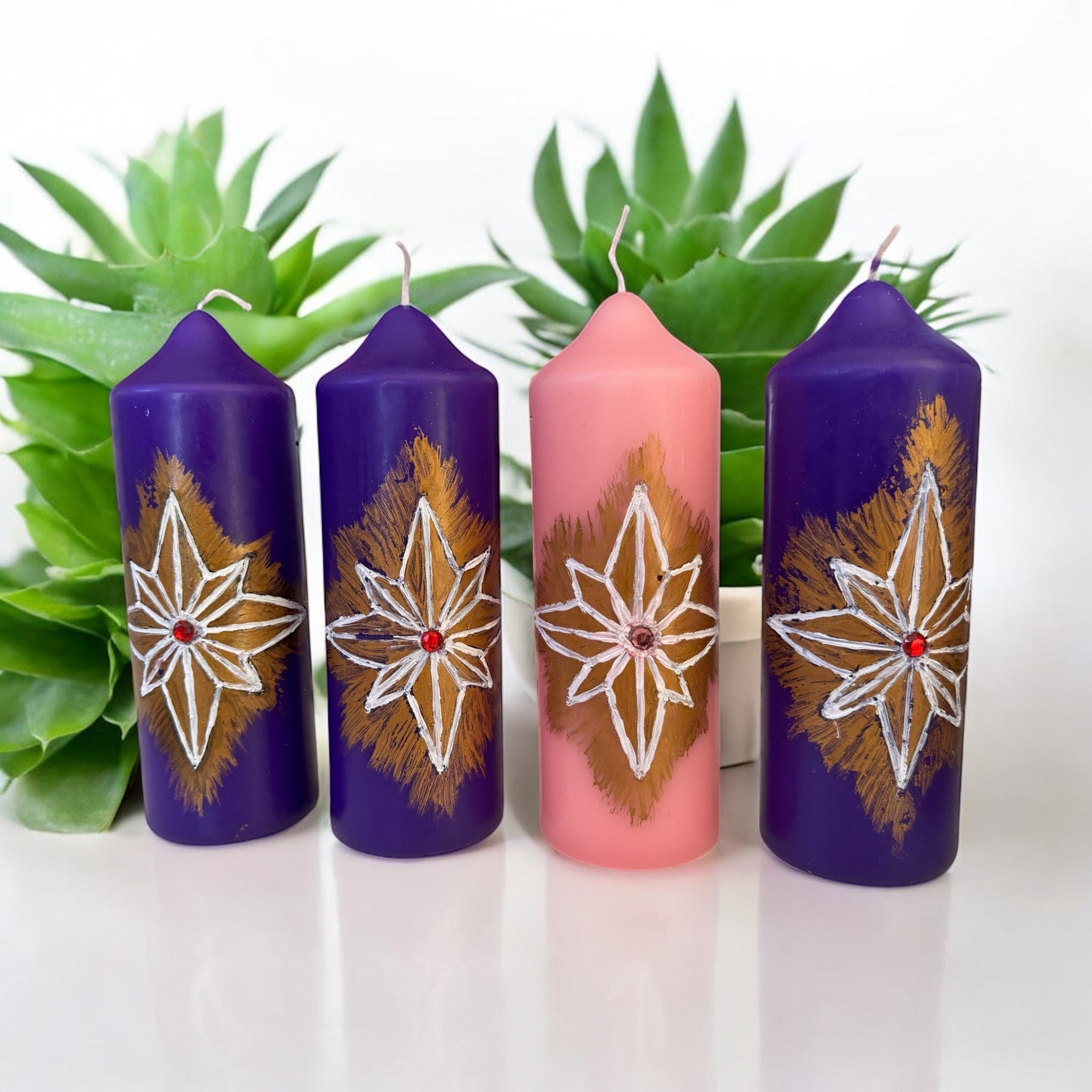 Kit Avvento dipinto a mano