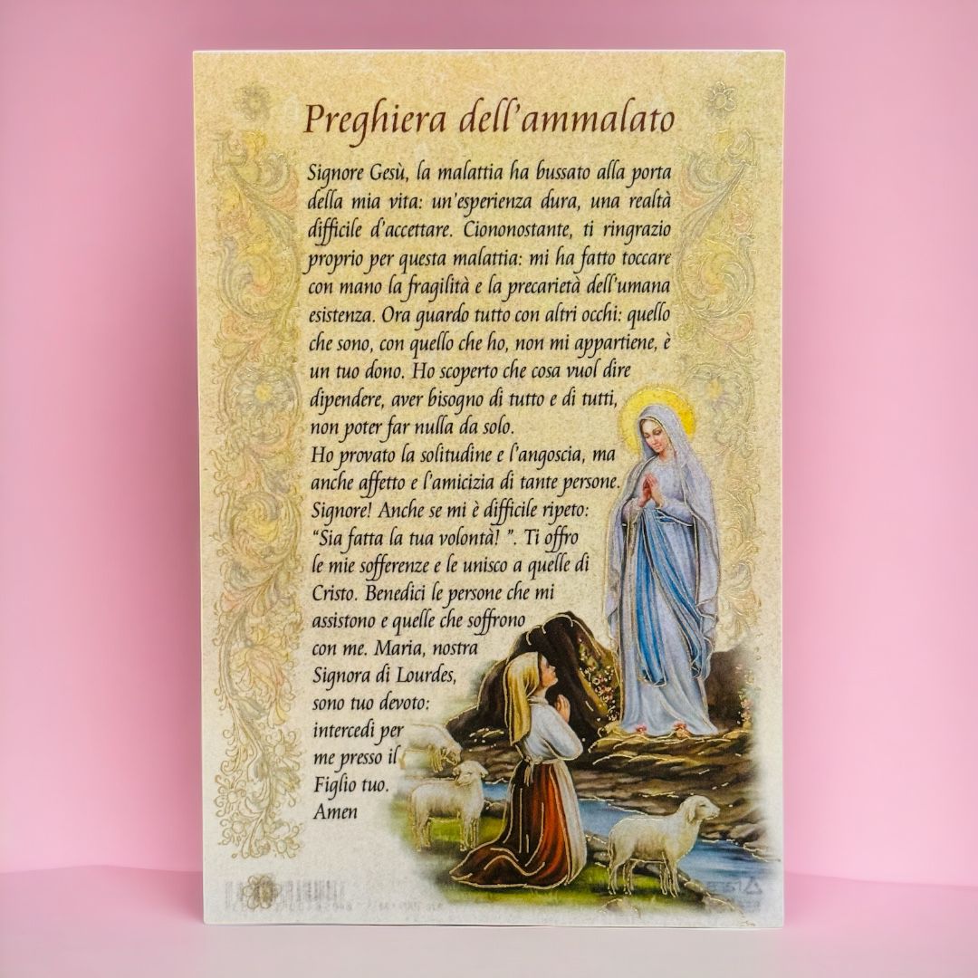 Immagine con Preghiera dell'Ammalato