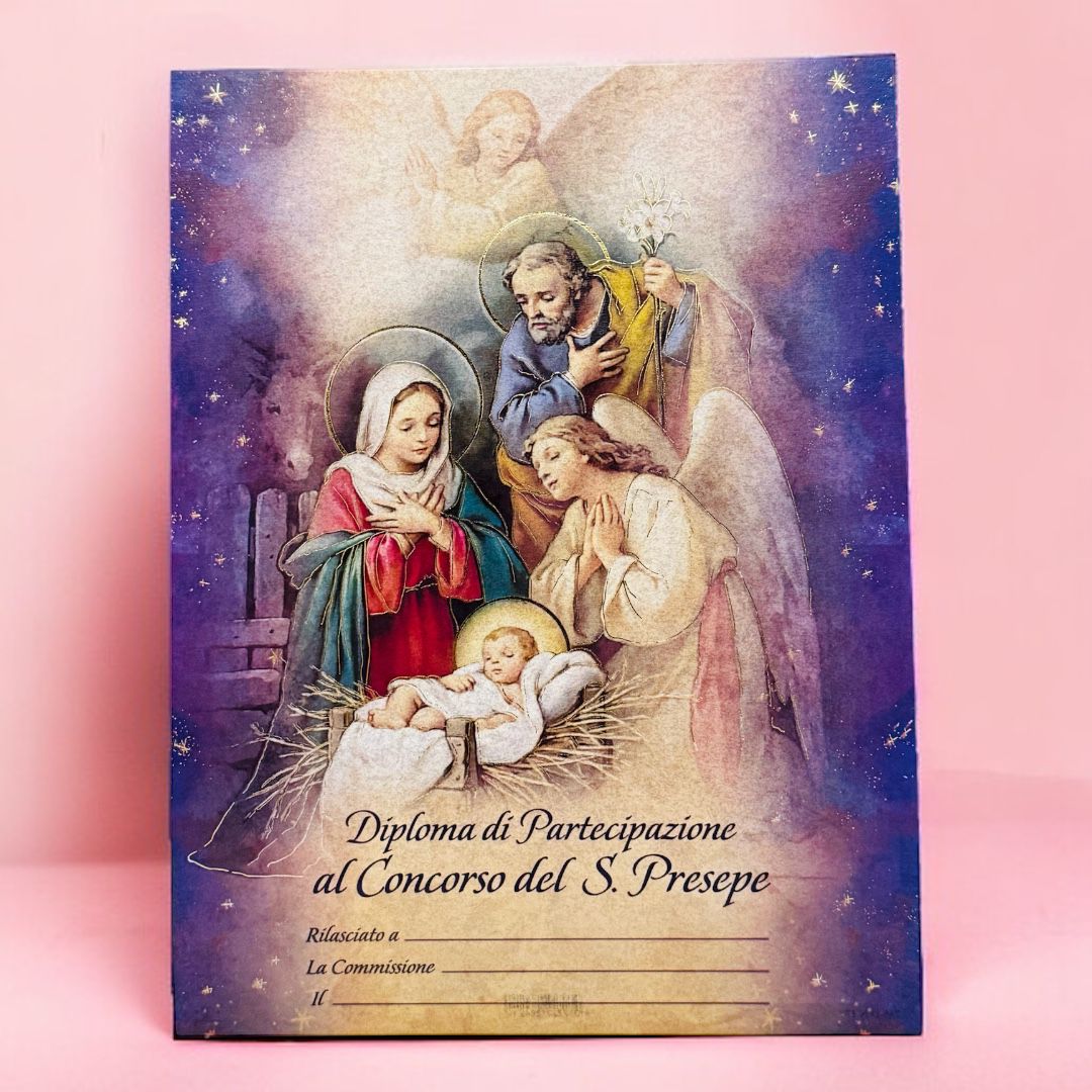 Pergamena di Partecipazione al Concorso del S. Presepe