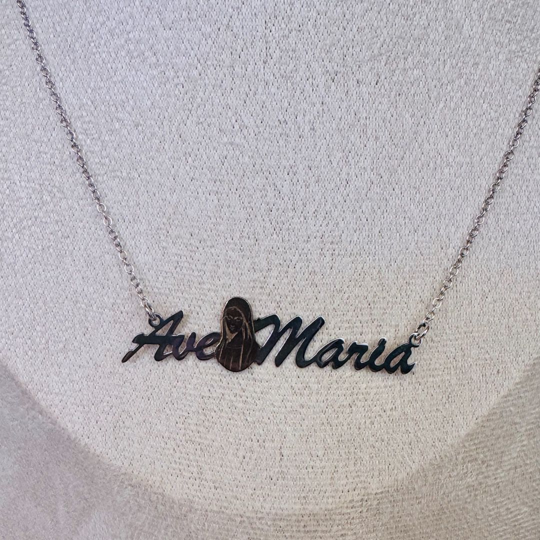 Collana in Argento AVE MARIA