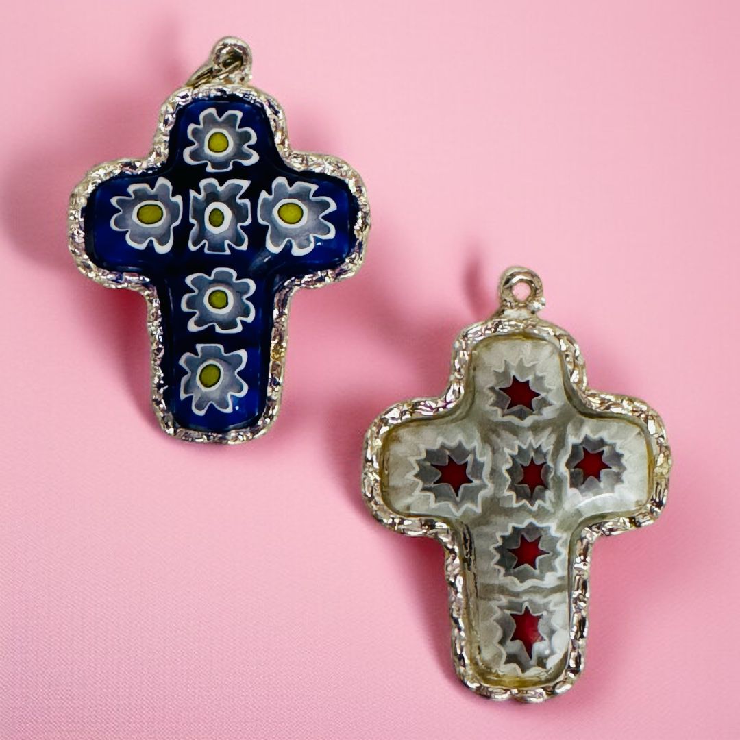 Croce in Vetro di Murano cm. 3x3,5