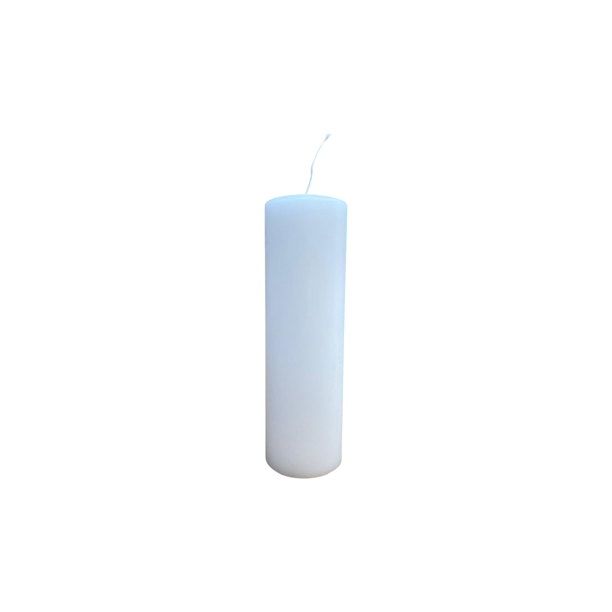 Candela da Altare in Cera Bianca a Colaggio 6x20