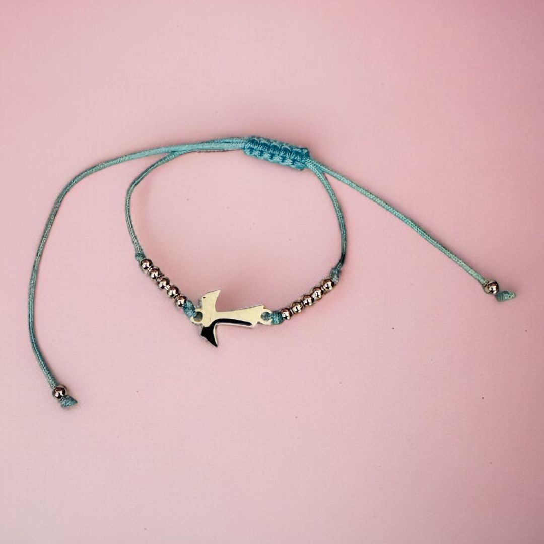 Bracciale Ricordo Regolabile Tau di San Francesco d'Assisi (Colori disponibili)