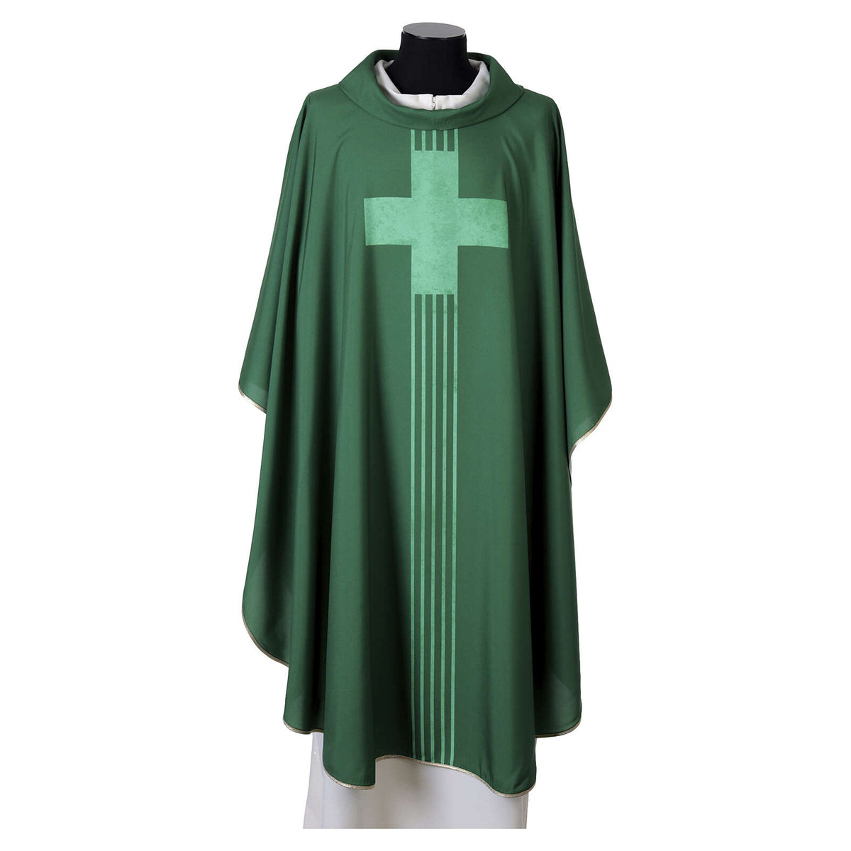Casula con Croce e Fasce Stilizzate (Disp. Colori Liturgici)