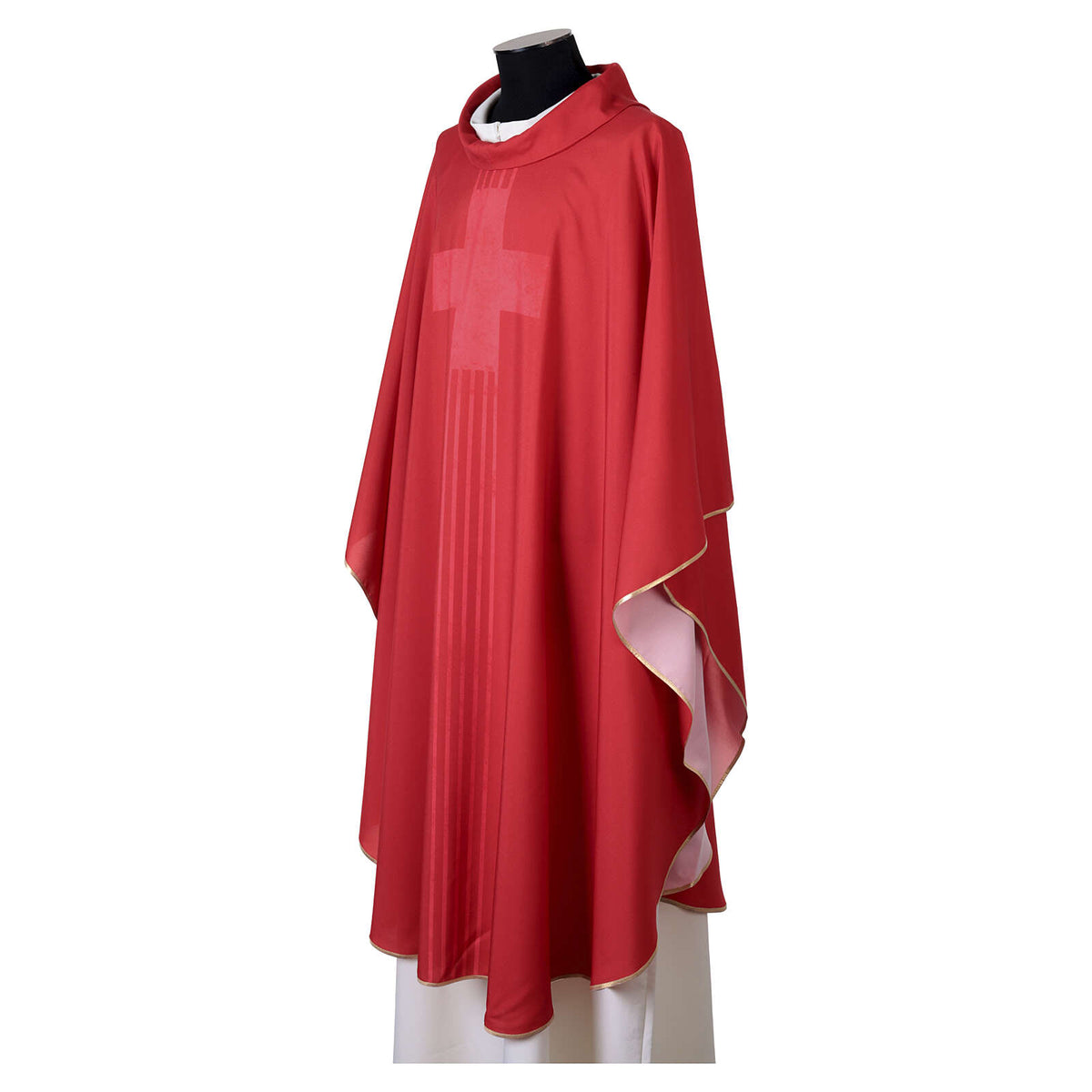 Casula con Croce e Fasce Stilizzate (Disp. Colori Liturgici)
