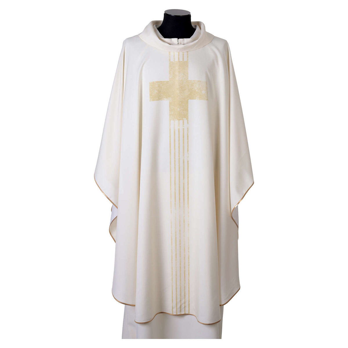 Casula con Croce e Fasce Stilizzate (Disp. Colori Liturgici)