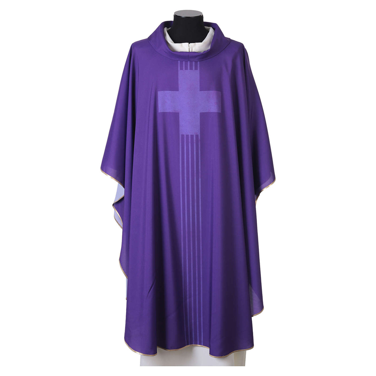 Casula con Croce e Fasce Stilizzate (Disp. Colori Liturgici)