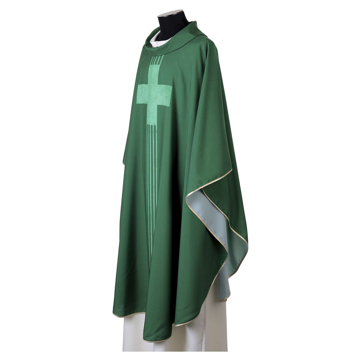 Casula con Croce e Fasce Stilizzate (Disp. Colori Liturgici)
