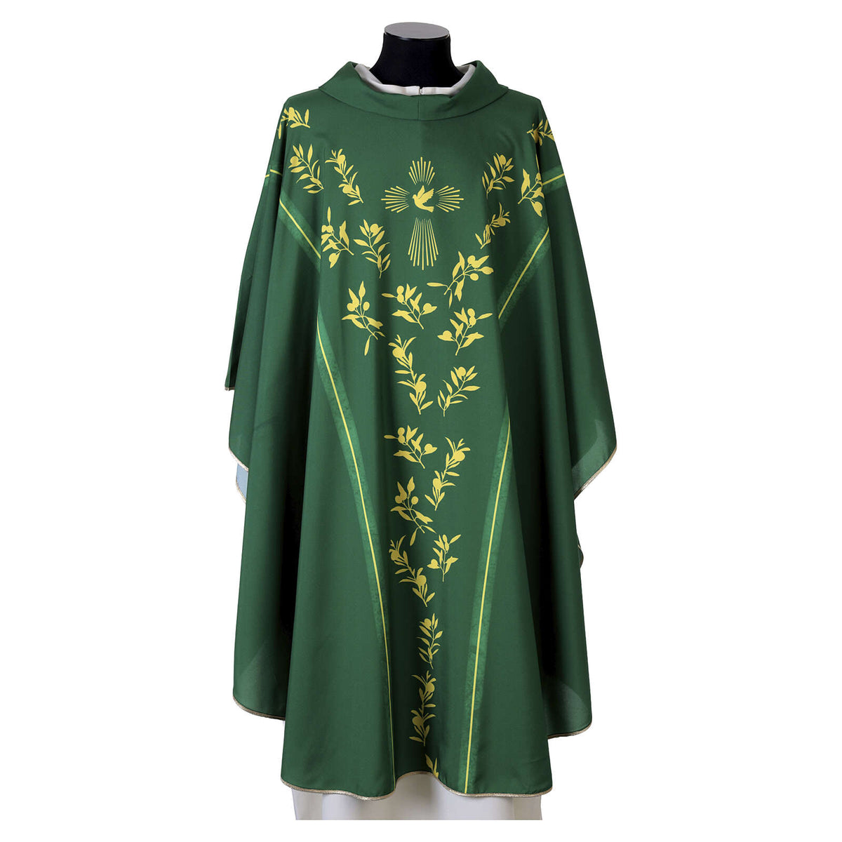 Casula Colomba Spirito Santo e Decori Floreali (Disp. Colori Liturgici)