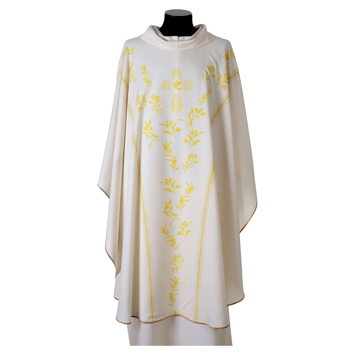 Casula Colomba Spirito Santo e Decori Floreali (Disp. Colori Liturgici)