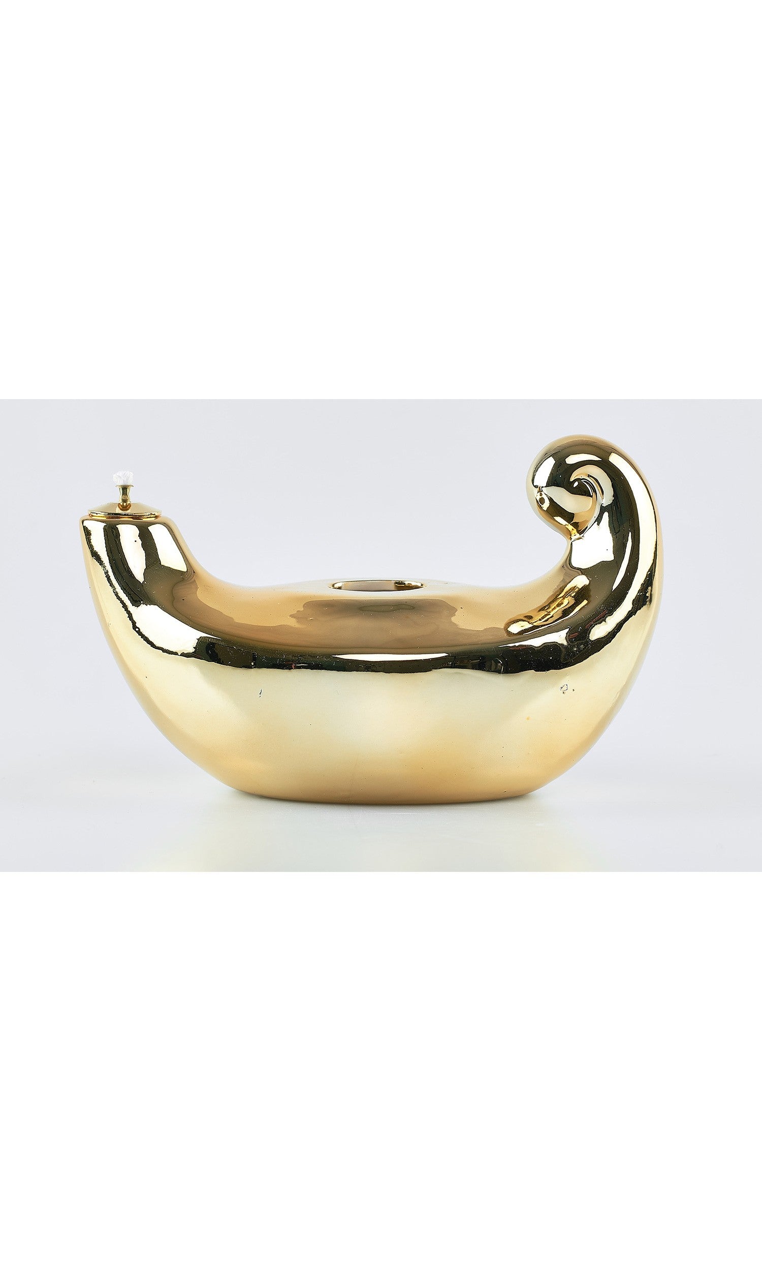 Lucerna in ceramica dorata- Vebi Confezioni