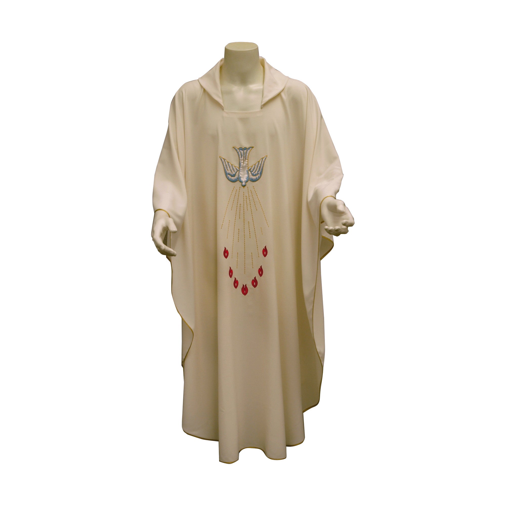 Casula Liturgica Spirito Santo (Colori Rosso e Bianco Disponibili)