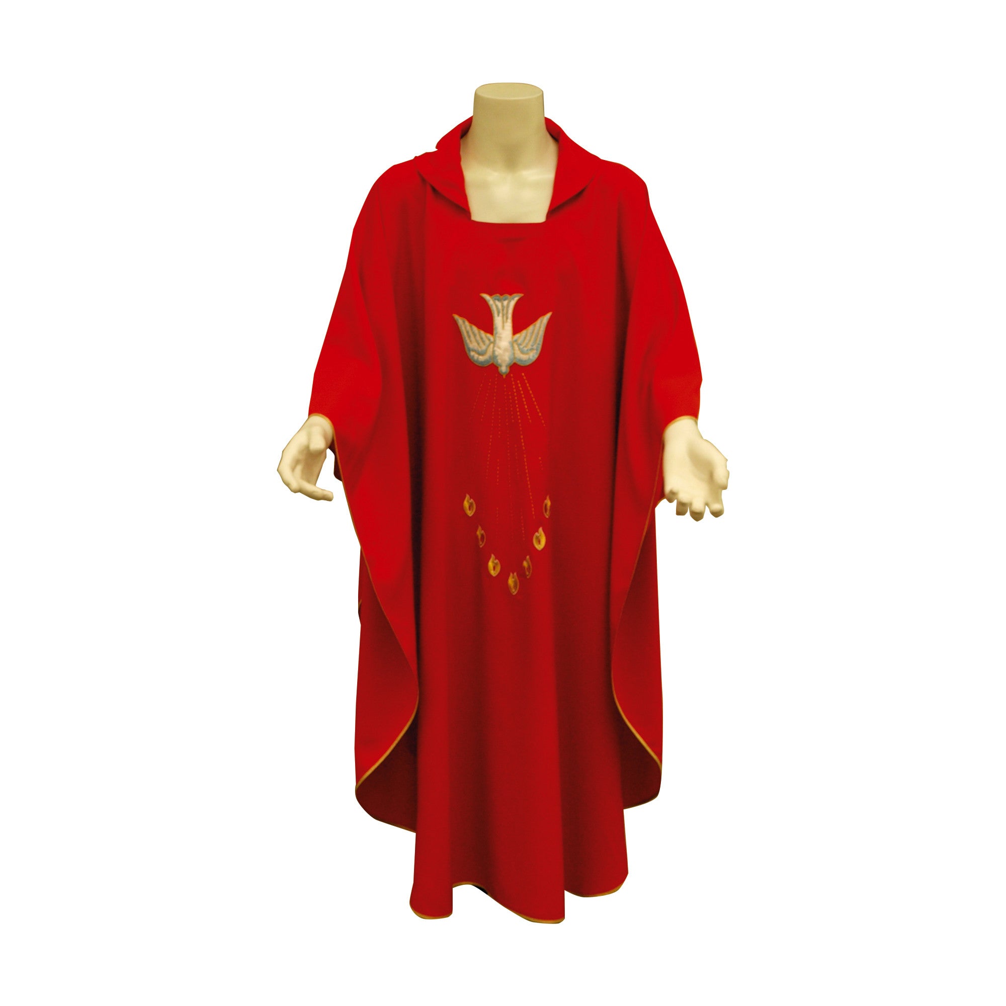 Casula Liturgica Spirito Santo (Colori Rosso e Bianco Disponibili)