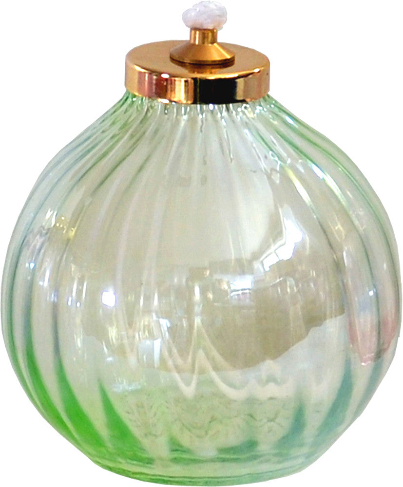 Lampada in vetro piccola per cera liquida (Altezza cm. 9x 8,5)