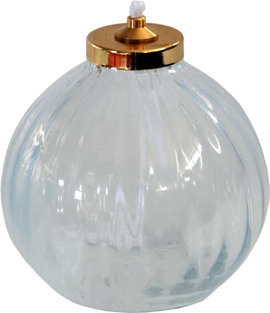 Lampada in vetro piccola per cera liquida (Altezza cm. 9x 8,5)