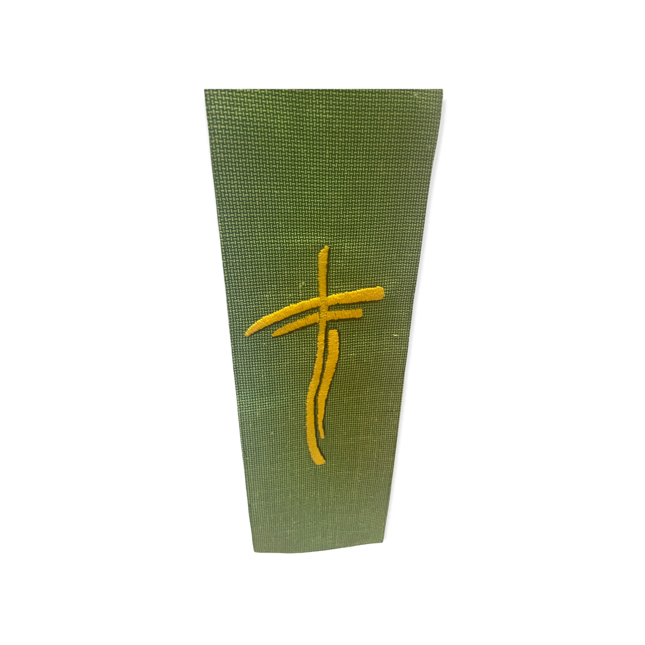 Stola per Sacerdote verde con croci ricamate a mano