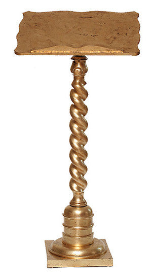 Leggio H 130 cm foglia oro