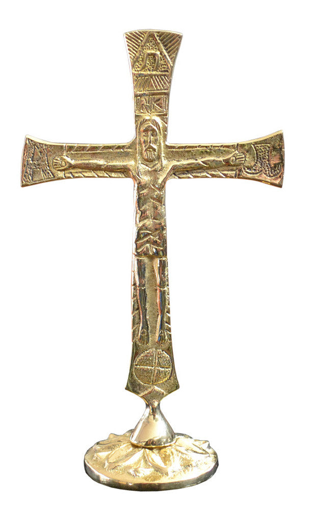 Crocifisso in Ottone (12,5 cm)