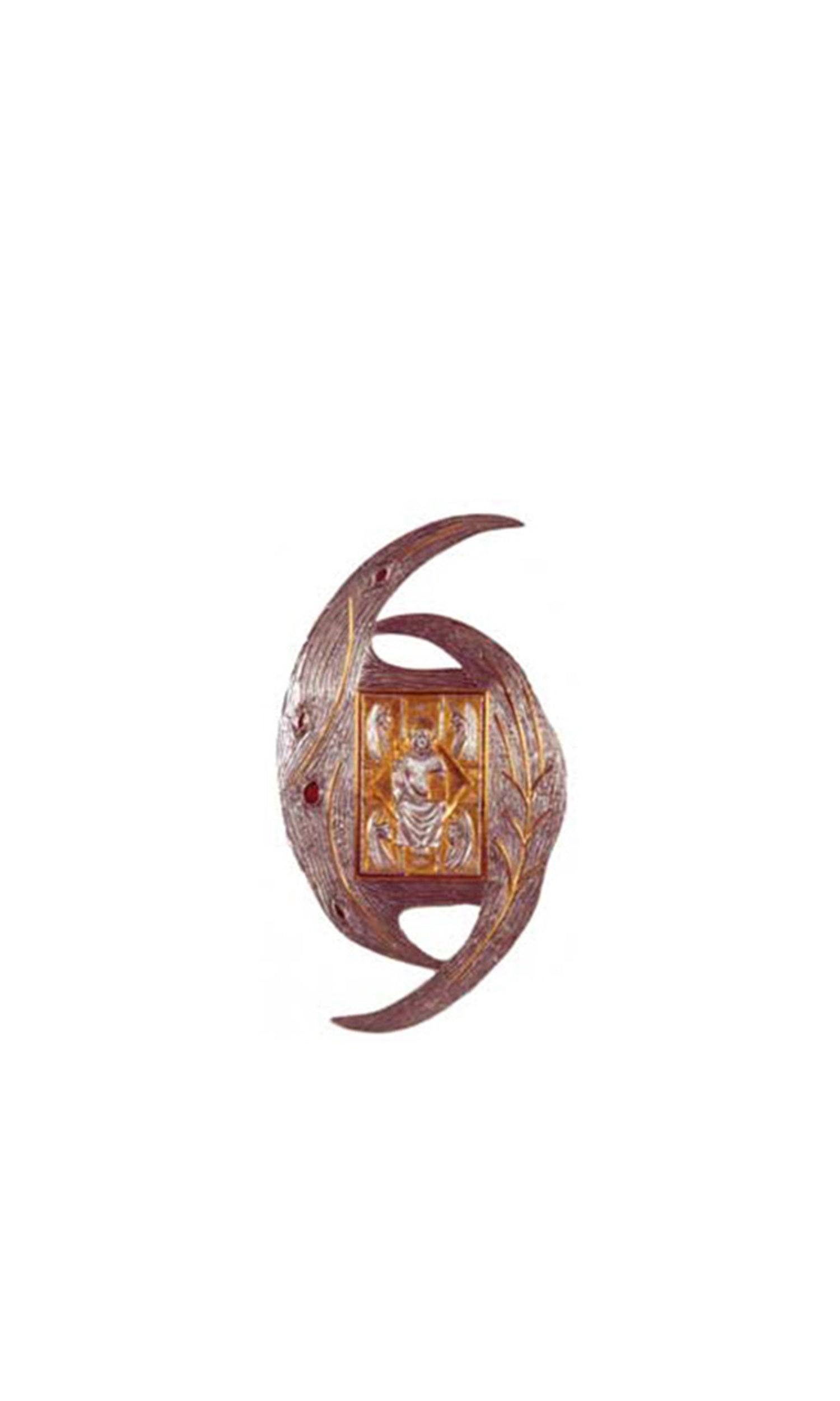 Tabernacolo da incasso Design moderno Porta bicolore Finitura Argento