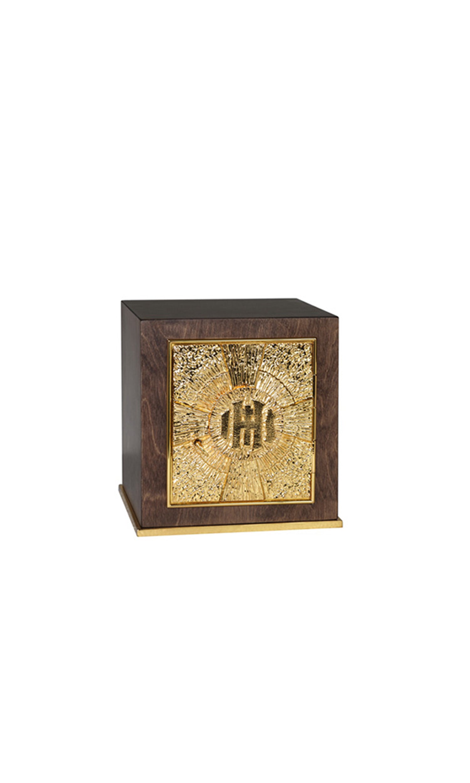 Tabernacolo con Esposizione Santissimo in Legno Porta in Bronzo Oro