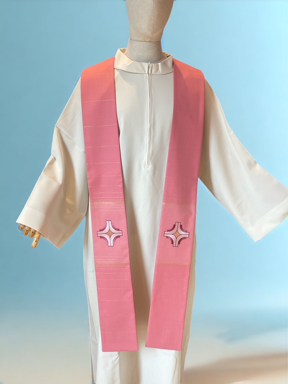 Stola Sacerdotale in Lana e Seta (Disponibili Colori Liturgici)
