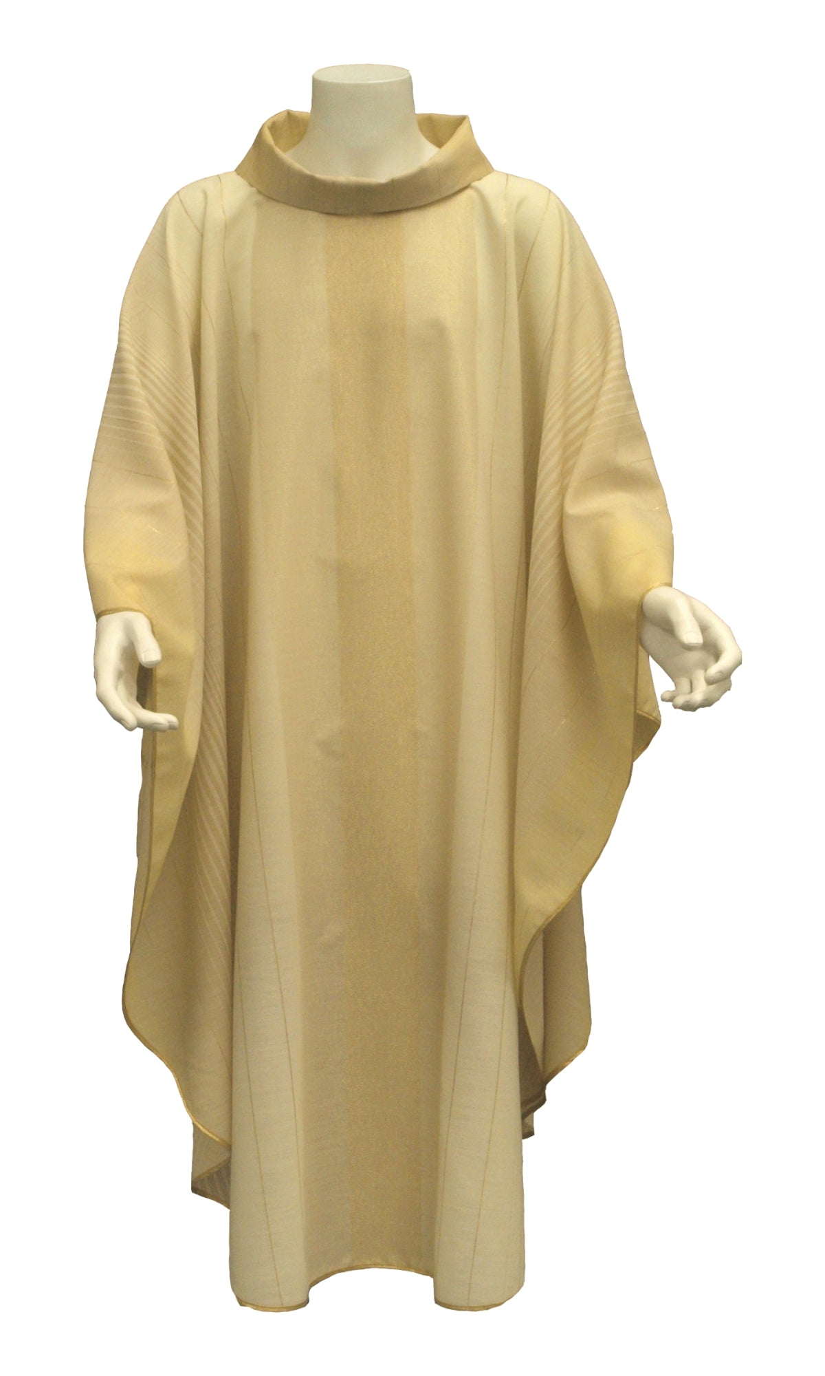 Casula in Lana e Lurex Effetto Rigato (Colori Liturgici e Celeste Disponibili)