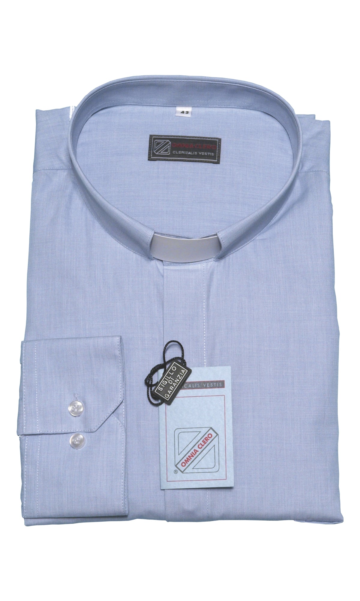 Camicia da Sacerdote in Cotone 100% Fil a Fil Disponibile in 5 Colori