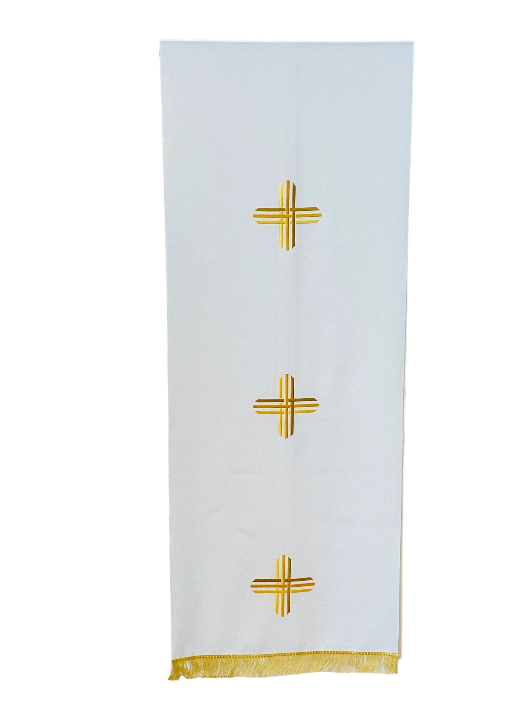 Coprileggio con tre Croci Ricamate (Colori Liturgici Disponibili)