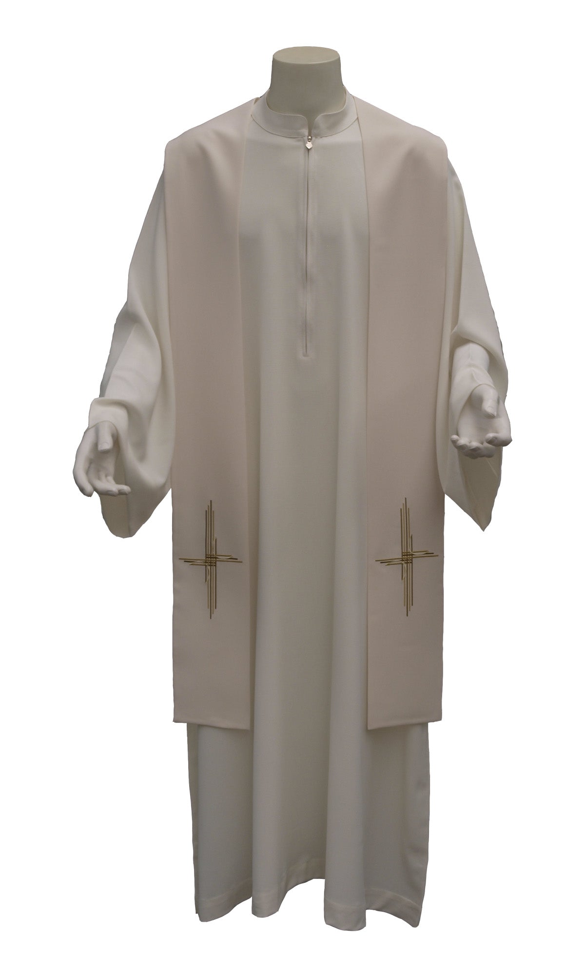 Stola Sacerdote Quattro Colori Liturgici con Croce Moderna
