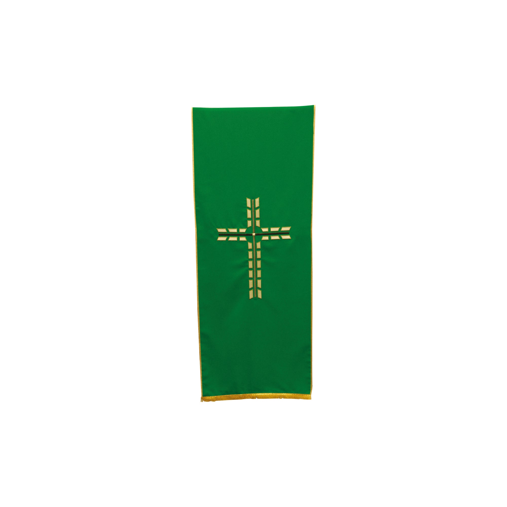 Coprileggio Liturgico Quattro colori con Croce spezzata in poliestere