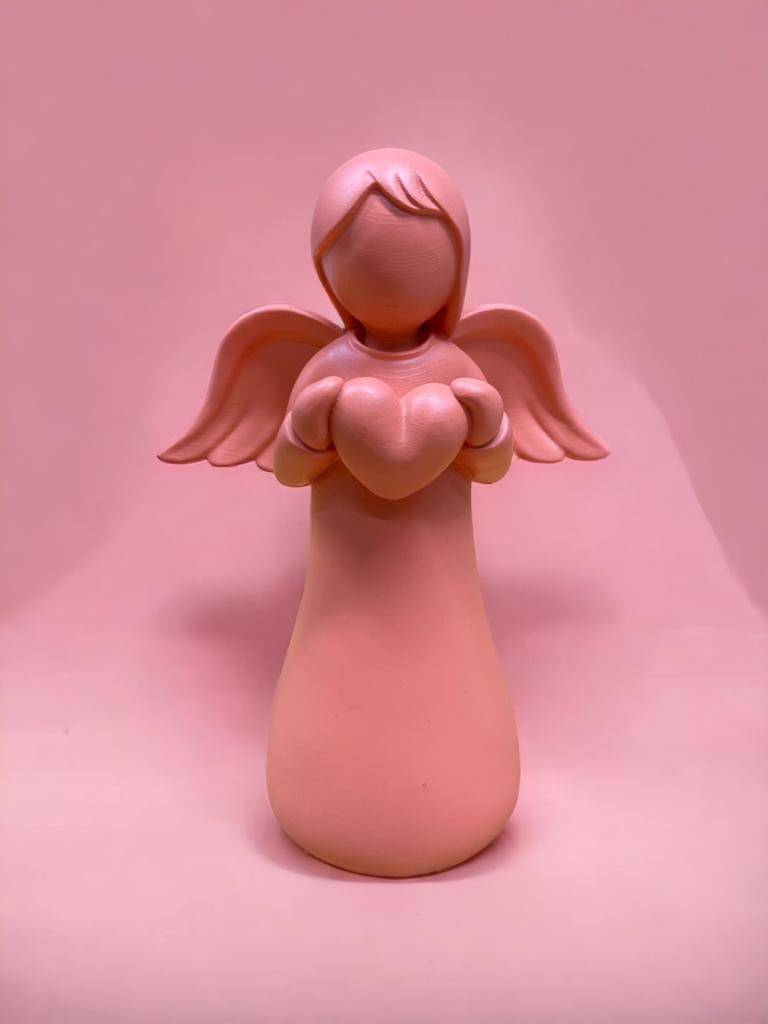Statuetta Angeli Resina - Colorazione Pastello