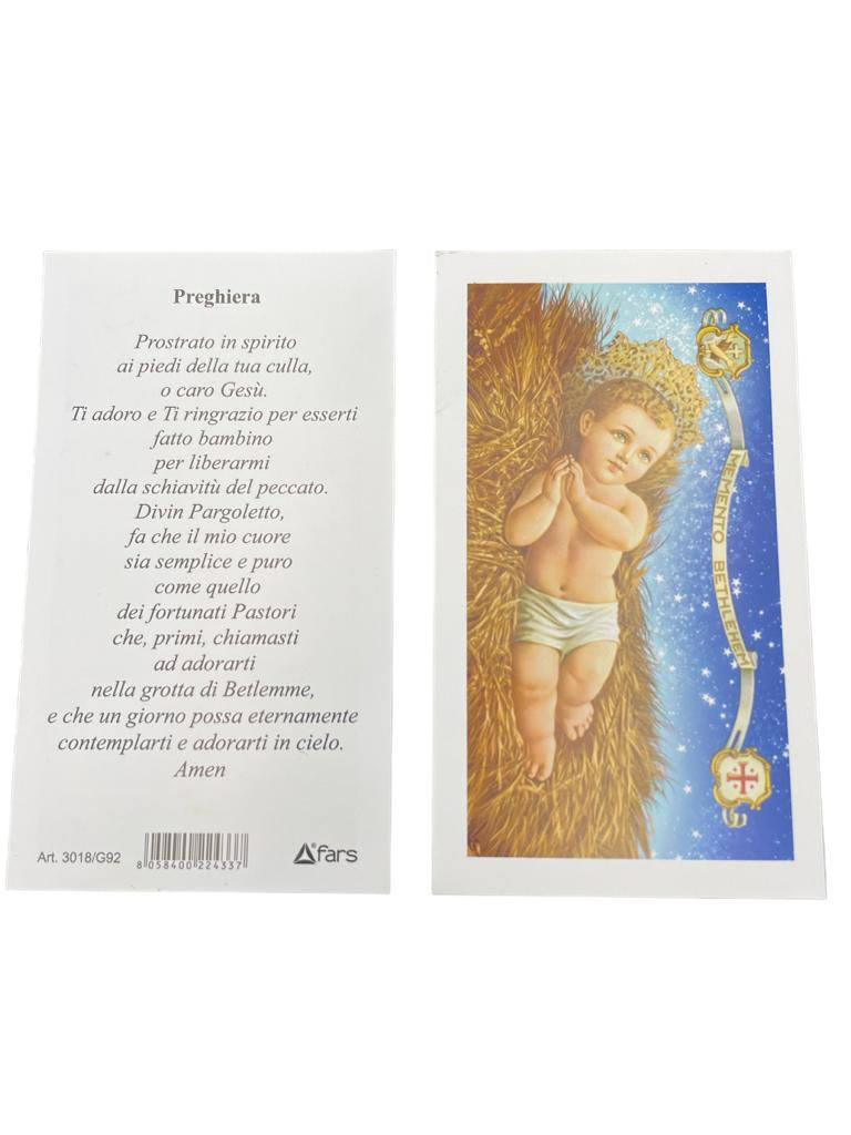 Preghiera Con gesù Bambino raffigurato Conf. 100 pezzi