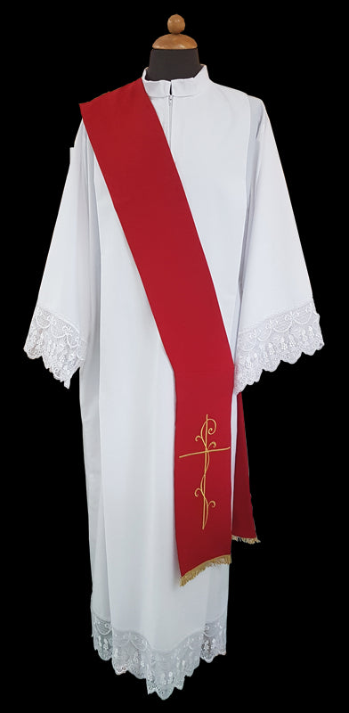 Stola per Diacono ricamo Croce Oro