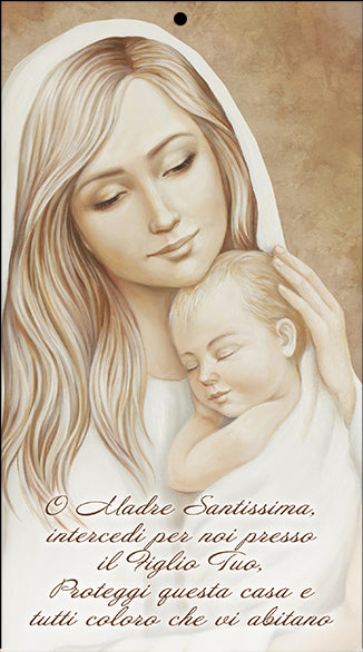Cartoncino Benedizione Madonna e Gesù Bambino 100 Pezzi