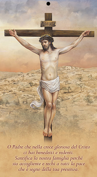 Cartoncino Benedizione Gesù Crocifisso 100 Pezzi
